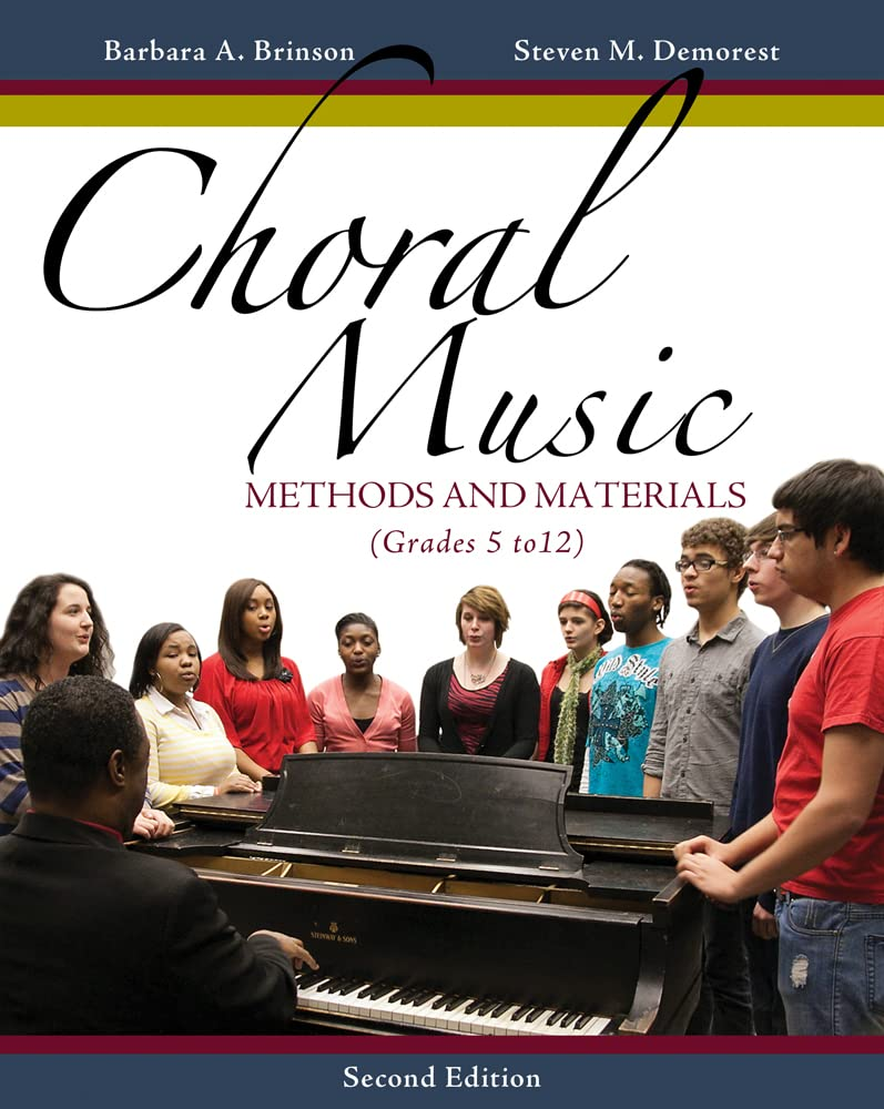 Choral Music: Methods and Materials textbook cover featuring Mr. Davis